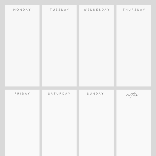 WEEKLY TO DO LIST PLANNER – FREE PRINTABLE